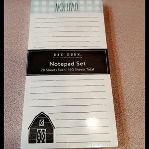 Rae Dunn Farmhouse Notepad Set